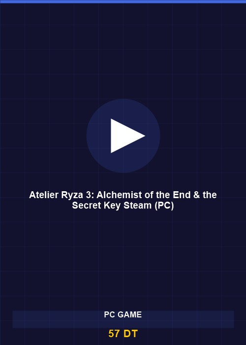 Atelier Ryza 3: Alchemist of the End & the Secret Key Steam (PC)