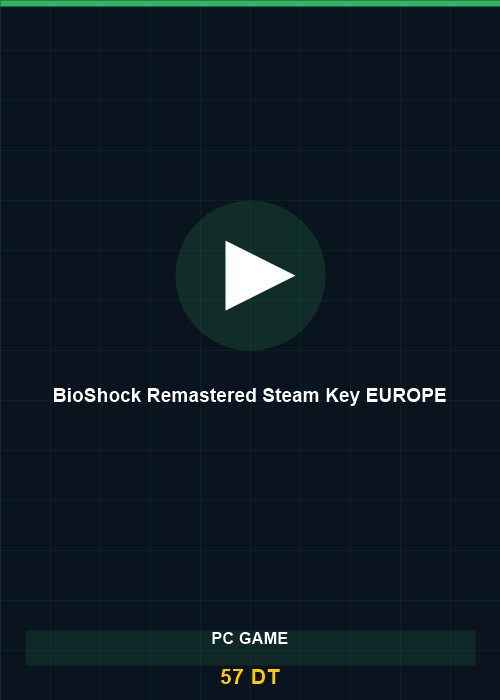BioShock Remastered Steam Key EUROPE