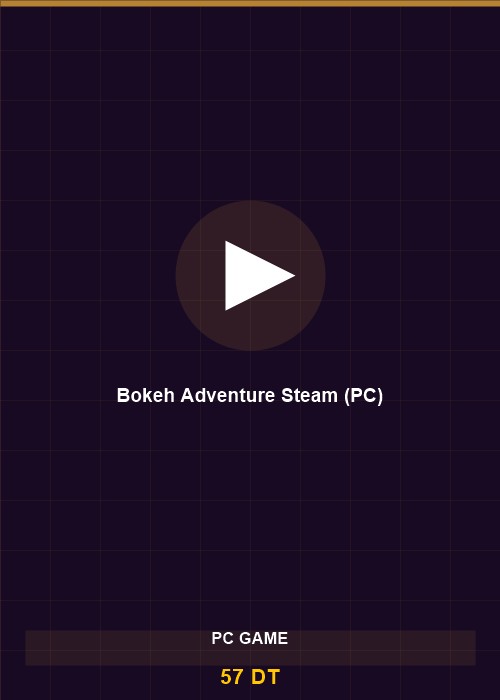 Bokeh Adventure Steam (PC)