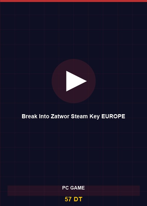 Break Into Zatwor Steam Key EUROPE