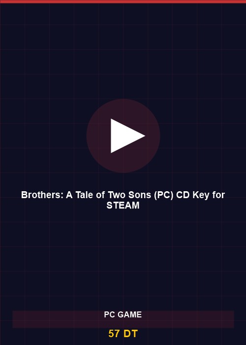 Brothers: A Tale of Two Sons (PC) CD Key for STEAM