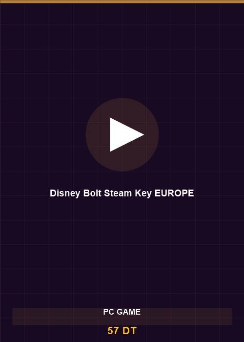 Disney Bolt Steam Key EUROPE