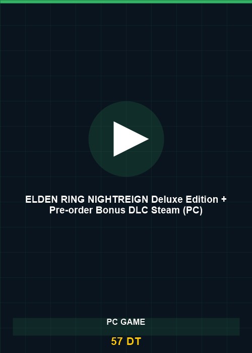 ELDEN RING NIGHTREIGN Deluxe Edition + Pre-order Bonus DLC Steam (PC)