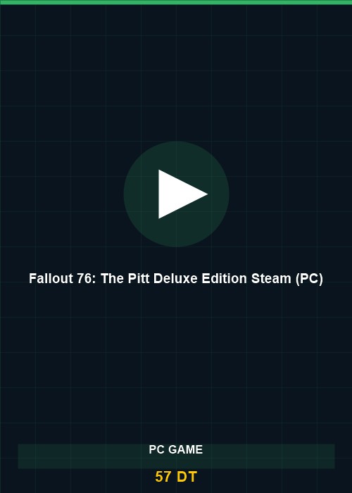 Fallout 76: The Pitt Deluxe Edition Steam (PC)