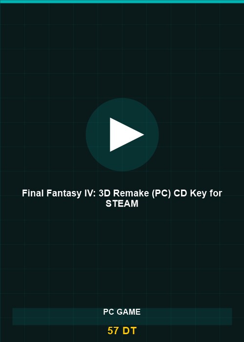 Final Fantasy IV: 3D Remake (PC) CD Key for STEAM