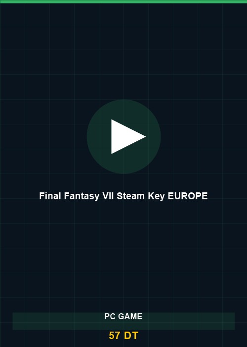 Final Fantasy VII Steam Key EUROPE