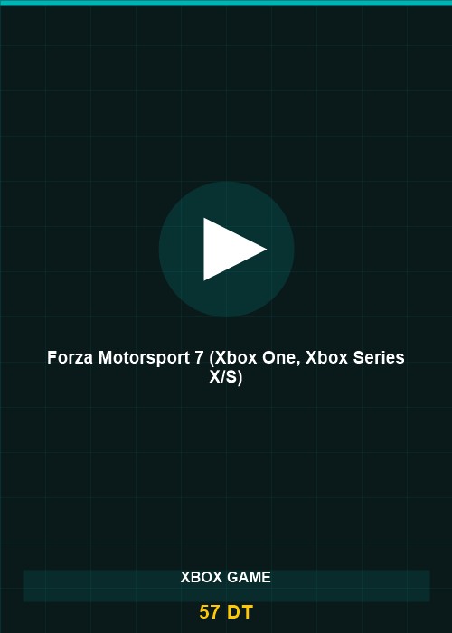Forza Motorsport 7 (Xbox One, Xbox Series X/S)