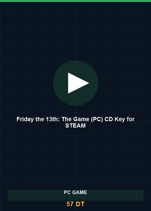 Friday the 13th: The Game (PC) CD Key for STEAM