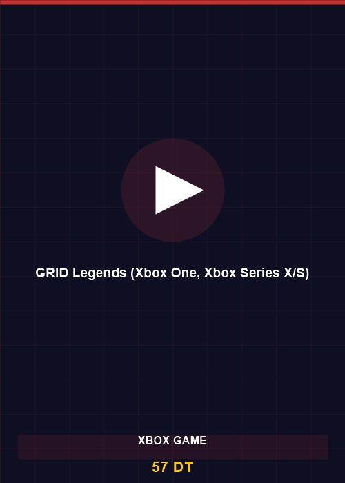 GRID Legends (Xbox One, Xbox Series X/S)