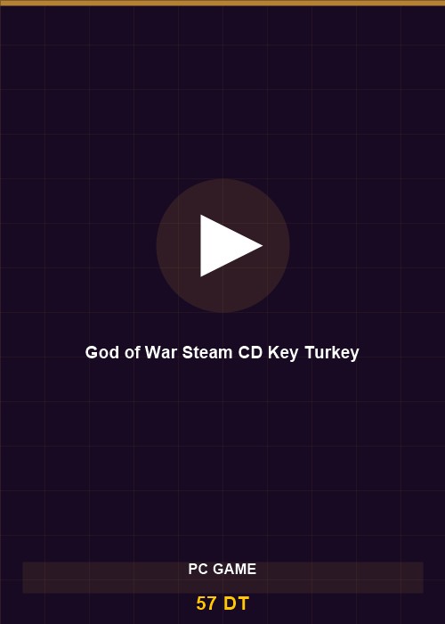 God of War Steam CD Key Turkey