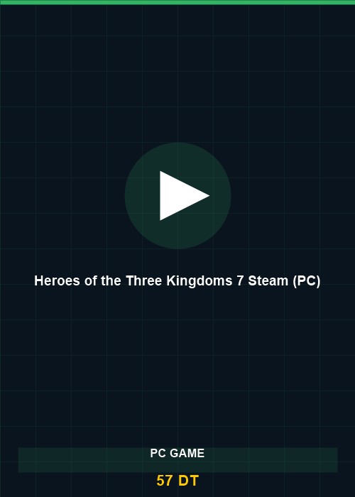 Heroes of the Three Kingdoms 7 Steam (PC)