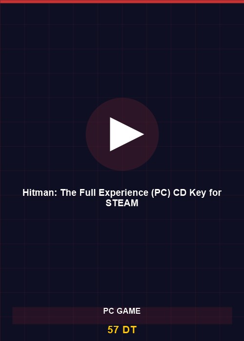 Hitman: The Full Experience (PC) CD Key for STEAM
