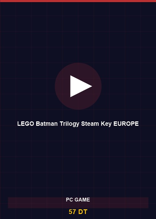 LEGO Batman Trilogy Steam Key EUROPE