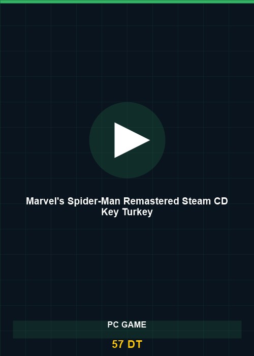 Marvel's Spider-Man Remastered Steam CD Key Turkey