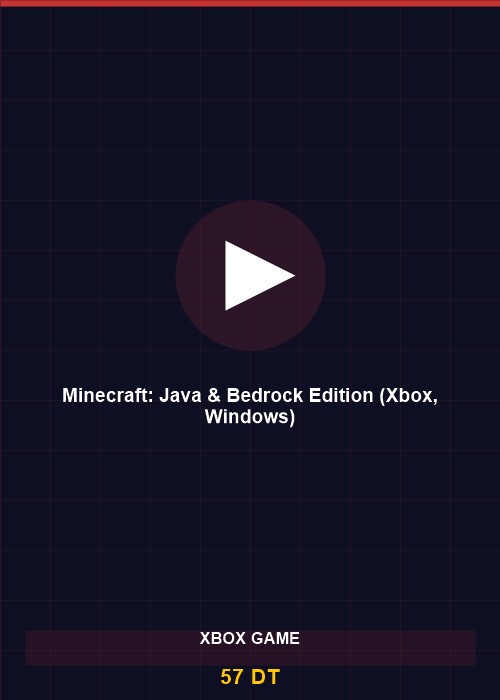 Minecraft: Java & Bedrock Edition (Xbox, Windows)