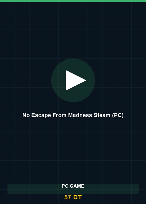 No Escape From Madness Steam (PC)