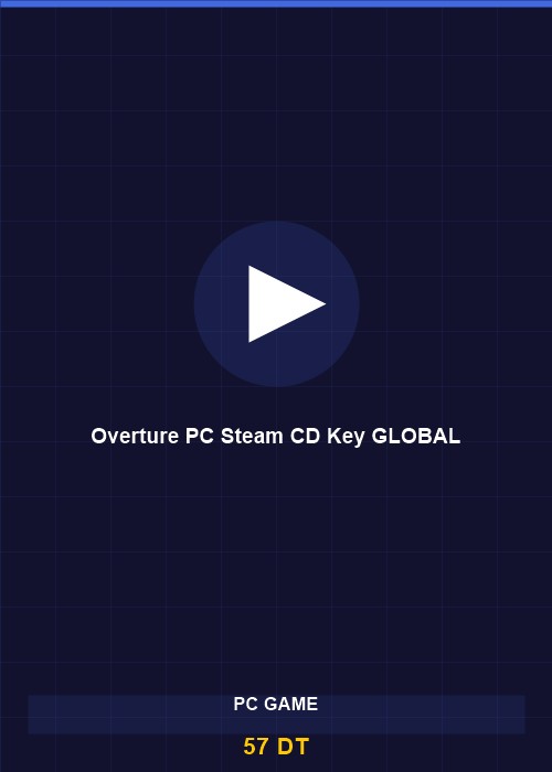 Overture PC Steam CD Key GLOBAL