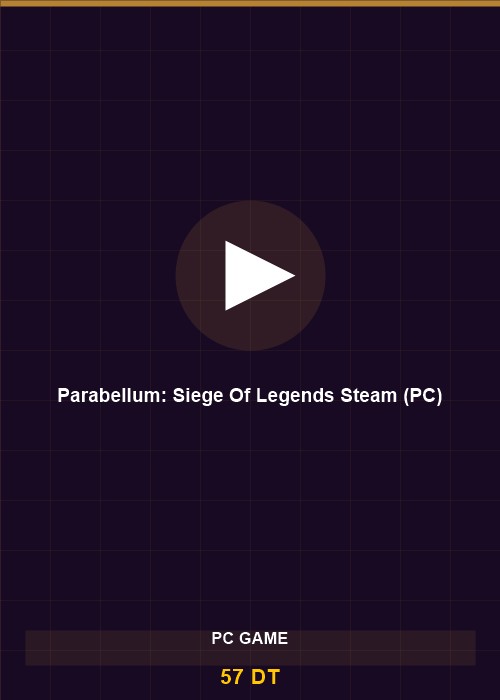 Parabellum: Siege Of Legends Steam (PC)