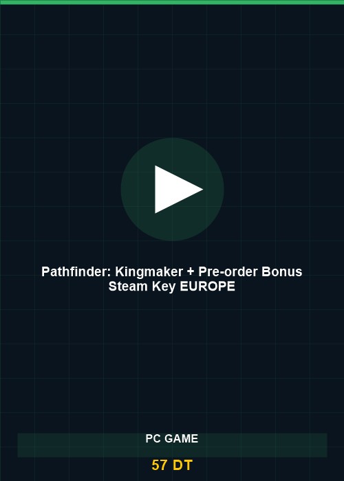 Pathfinder: Kingmaker + Pre-order Bonus Steam Key EUROPE