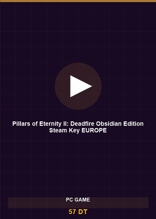Pillars of Eternity II: Deadfire Obsidian Edition Steam Key EUROPE