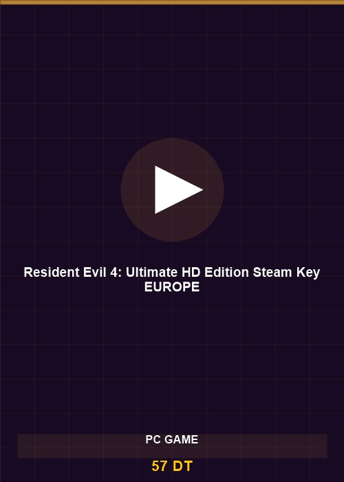 Resident Evil 4: Ultimate HD Edition Steam Key EUROPE