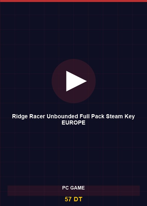 Ridge Racer Unbounded Full Pack Steam Key EUROPE