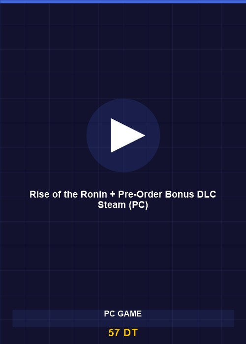 Rise of the Ronin + Pre-Order Bonus DLC Steam (PC)