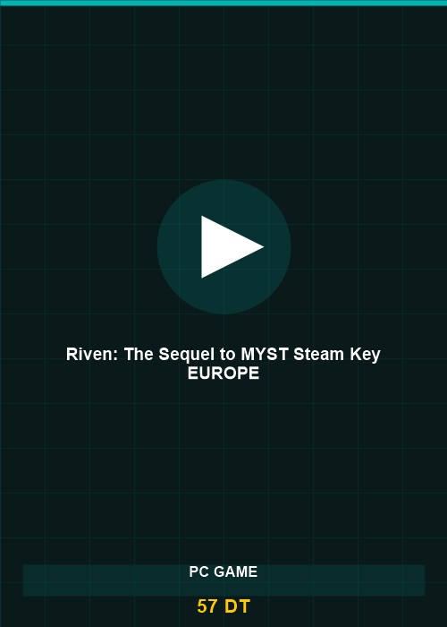 Riven: The Sequel to MYST Steam Key EUROPE