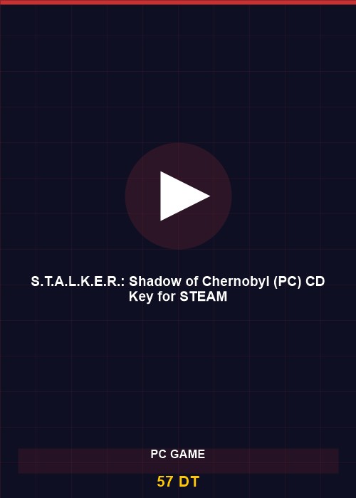 S.T.A.L.K.E.R.: Shadow of Chernobyl (PC) CD Key for STEAM