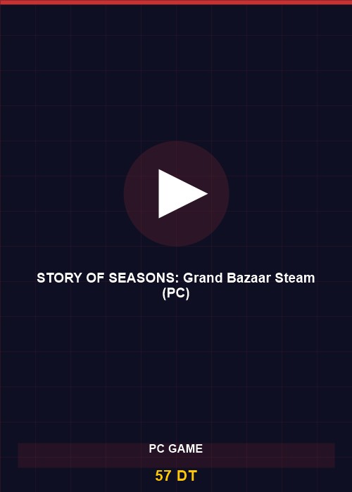 STORY OF SEASONS: Grand Bazaar Steam (PC)