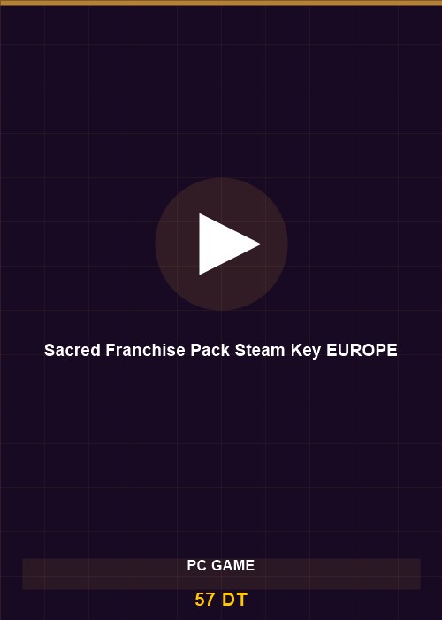 Sacred Franchise Pack Steam Key EUROPE