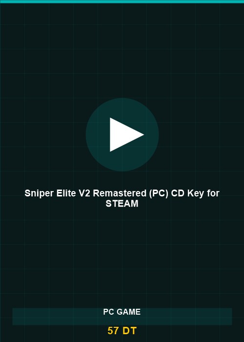 Sniper Elite V2 Remastered (PC) CD Key for STEAM