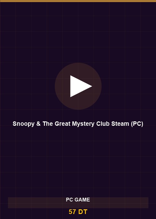Snoopy & The Great Mystery Club Steam (PC)