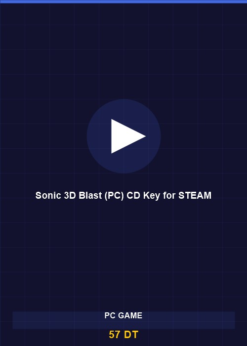 Sonic 3D Blast (PC) CD Key for STEAM