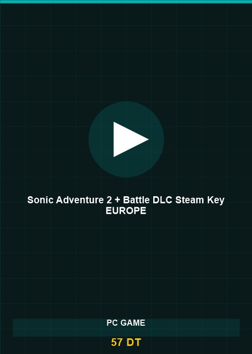 Sonic Adventure 2 + Battle DLC Steam Key EUROPE