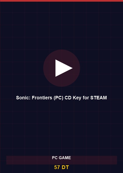 Sonic: Frontiers (PC) CD Key for STEAM