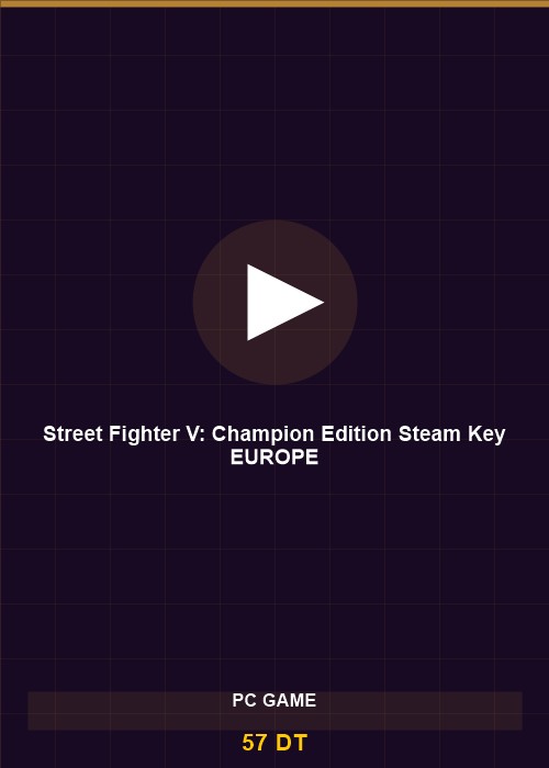 Street Fighter V: Champion Edition Steam Key EUROPE