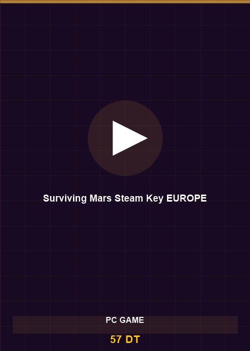 Surviving Mars Steam Key EUROPE