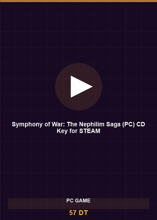 Symphony of War: The Nephilim Saga (PC) CD Key for STEAM