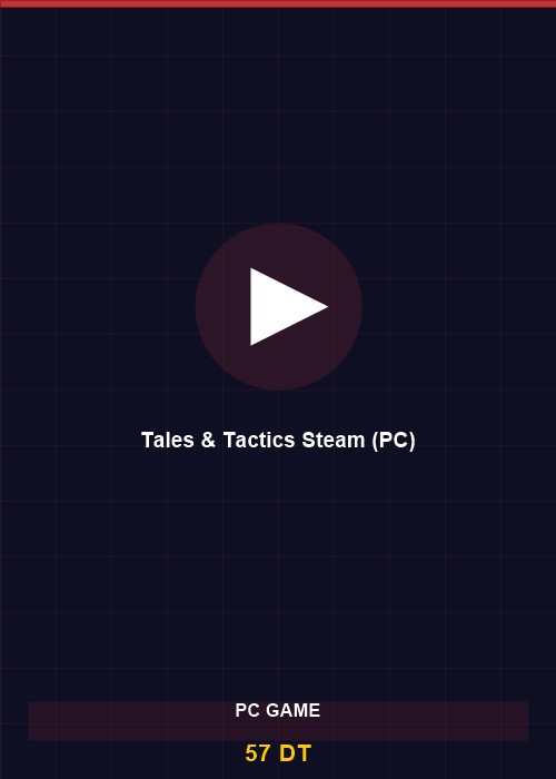Tales & Tactics Steam (PC)