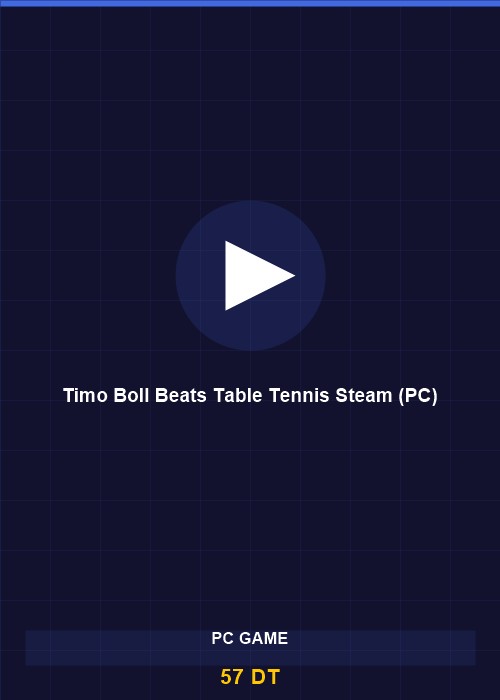 Timo Boll Beats Table Tennis Steam (PC)