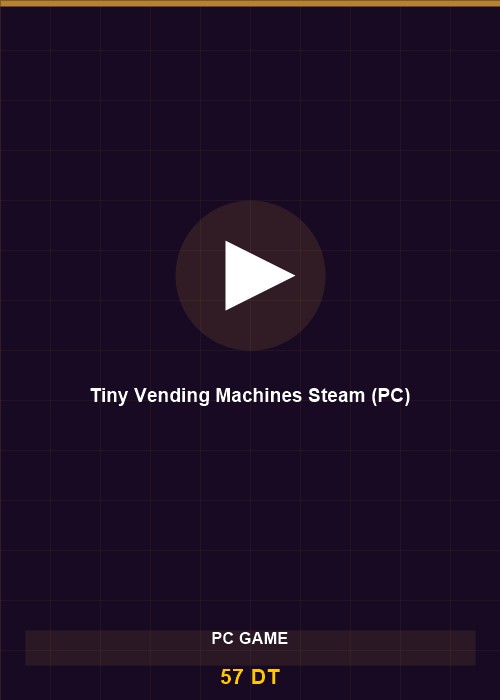 Tiny Vending Machines Steam (PC)