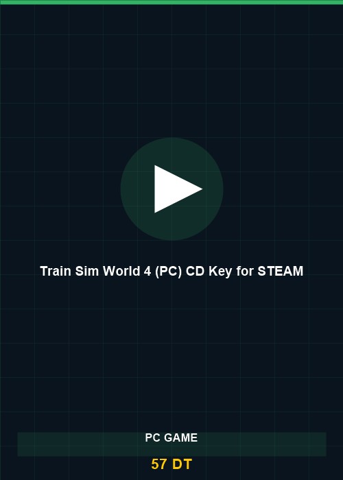 Train Sim World 4 (PC) CD Key for STEAM
