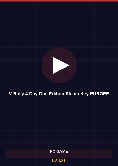 V-Rally 4 Day One Edition Steam Key EUROPE