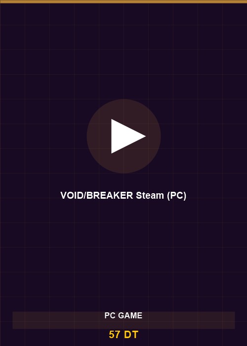 VOID/BREAKER Steam (PC)