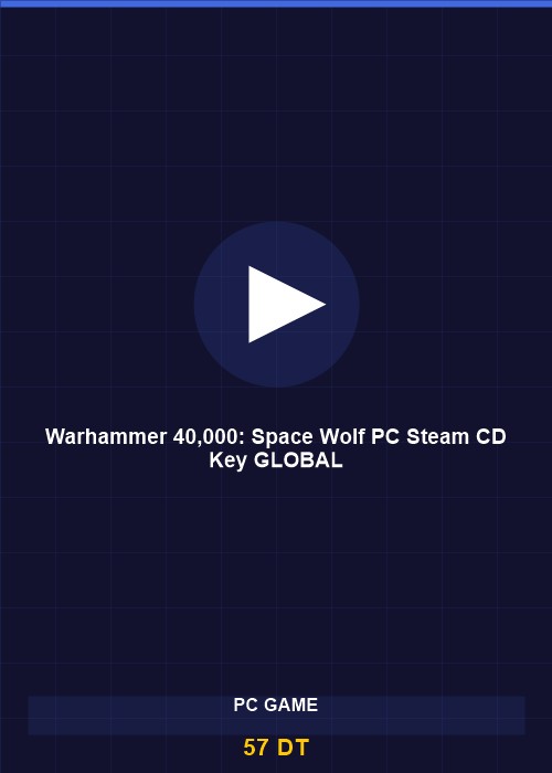 Warhammer 40,000: Space Wolf PC Steam CD Key GLOBAL