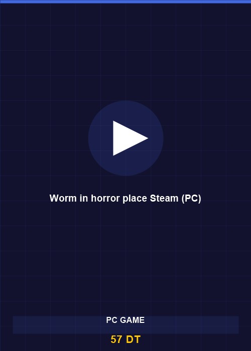 Worm in horror place Steam (PC)