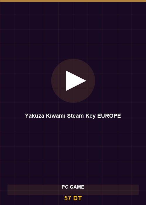 Yakuza Kiwami Steam Key EUROPE