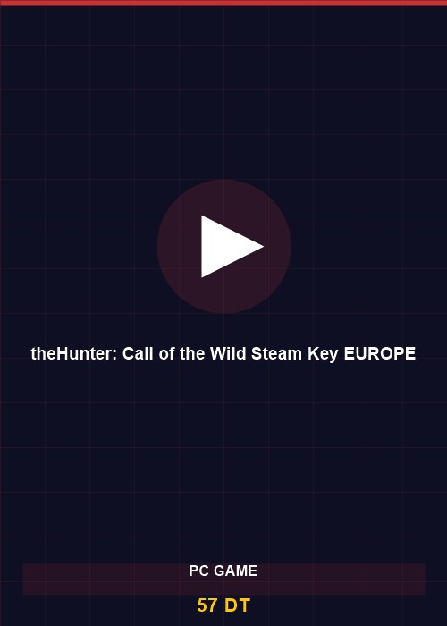 theHunter: Call of the Wild Steam Key EUROPE